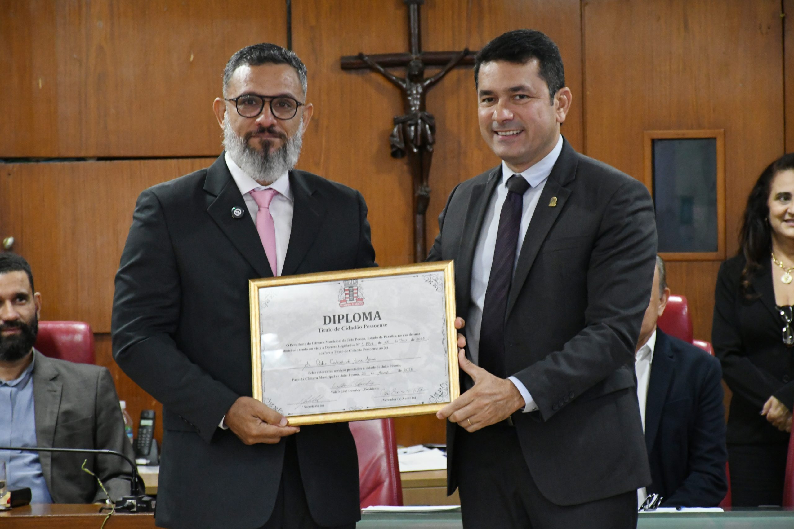 Reverendo Pedro Cordeiro recebe Título de Cidadão Pessoense